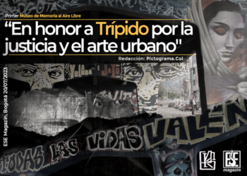 “En honor a Trípido por la justicia y el arte urbano»