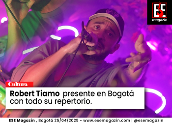 Robert Tiamo presente en Bogotá con todo su repertorio.